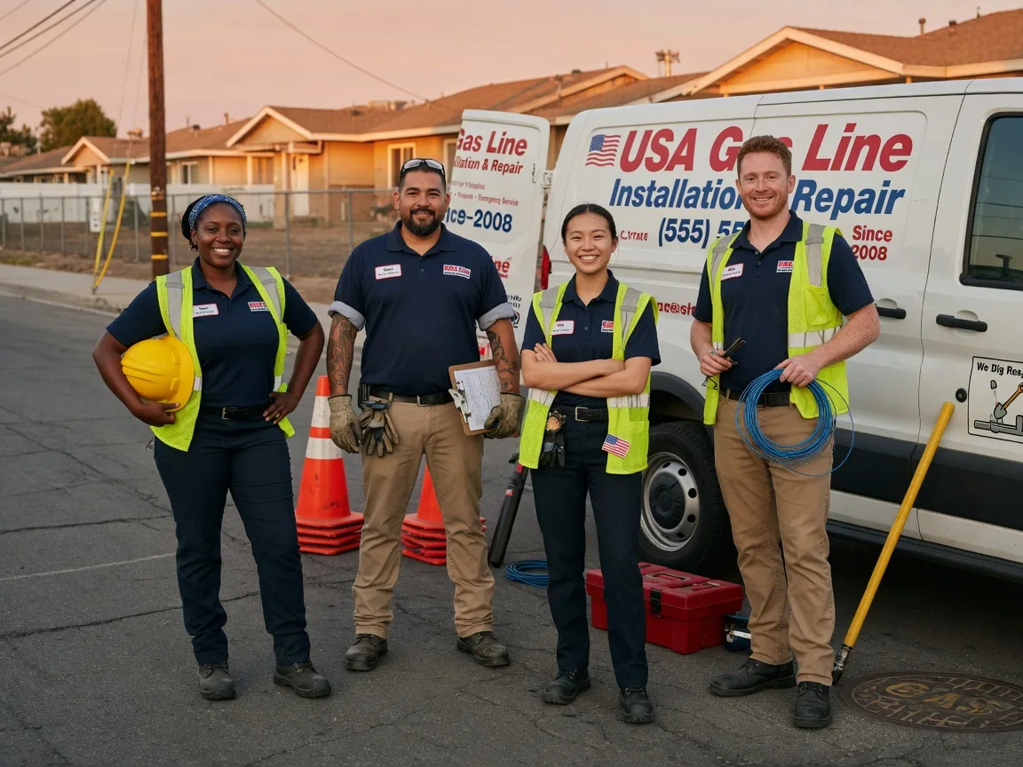 Gas Line Installation company in Everson, PA
